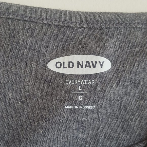 Old Navy gray square neck tank top NWT L - Picture 2 of 3